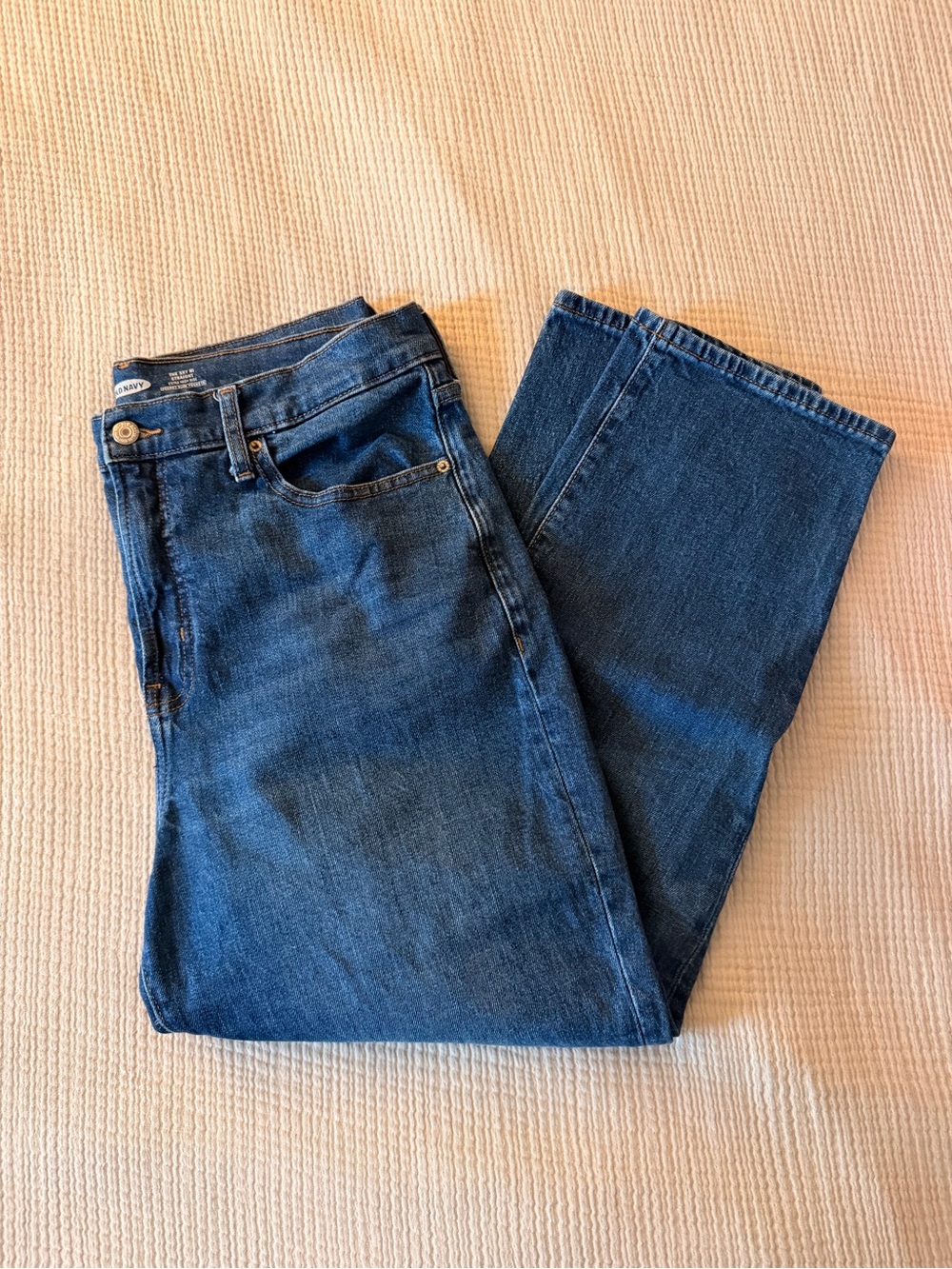 Old Navy Sky Hi Straight Jeans
